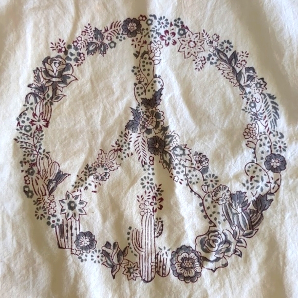 Spell & the Gypsy Collective Calico Bag Peace Cactus - Picture 4 of 13